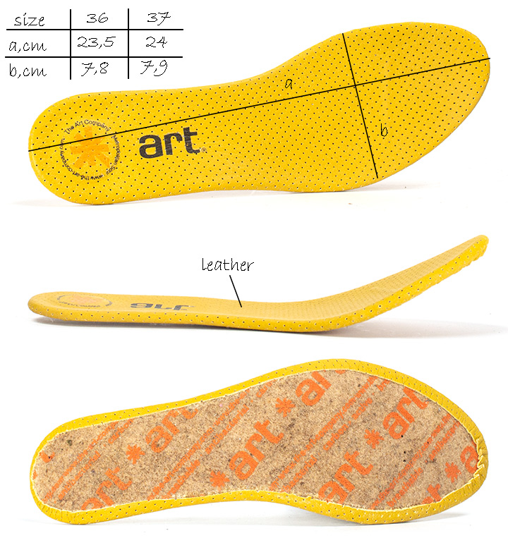 Removable Insole of the Shanghai 0421 Art booties