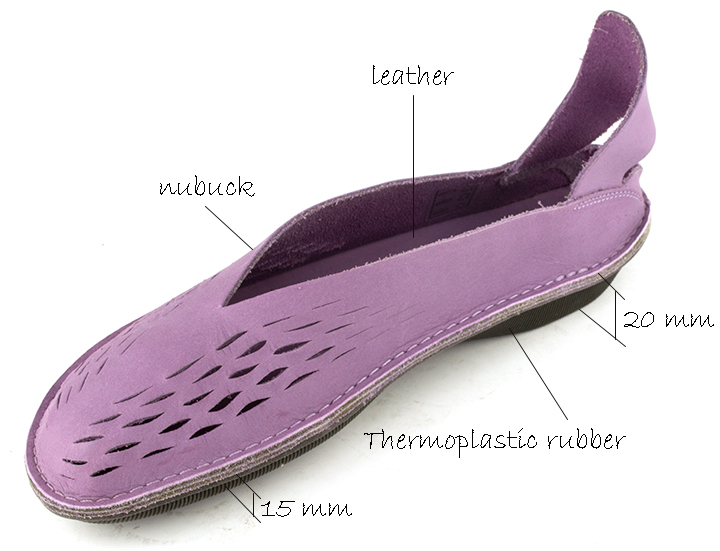 Loints Turbo Lavendel Nubuck Sandal