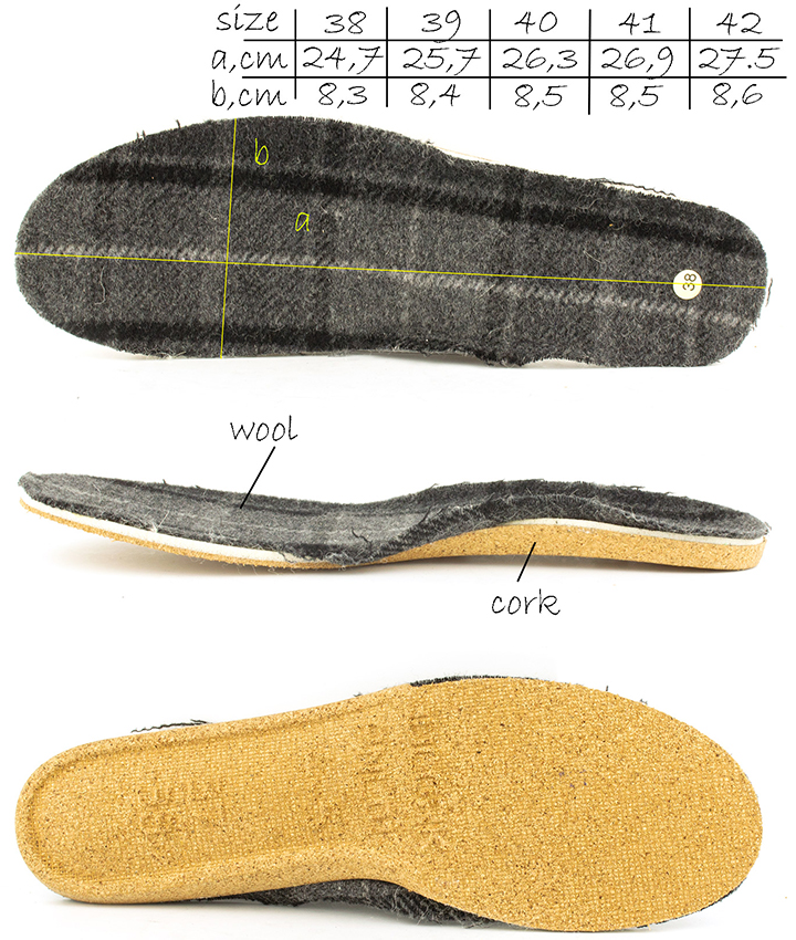 Removable insole for women's Loints of Holland 67981 St,Moritz boot