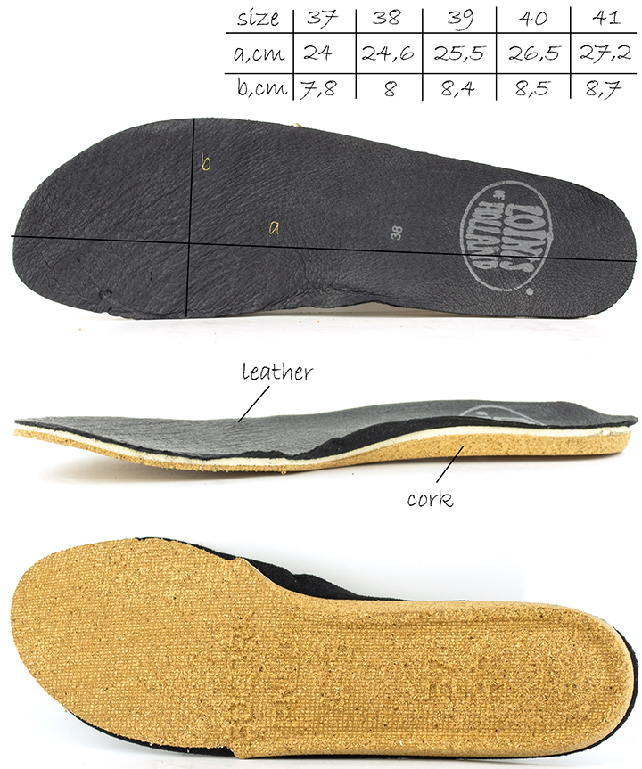flats with removable insoles