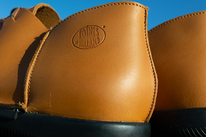 Loints of Holland logo on leather upper, a company with a century of history and a century of tradition.